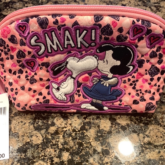 Accessories - Vera Bradley Love You Snoopy cosmetic pouch. NWT
